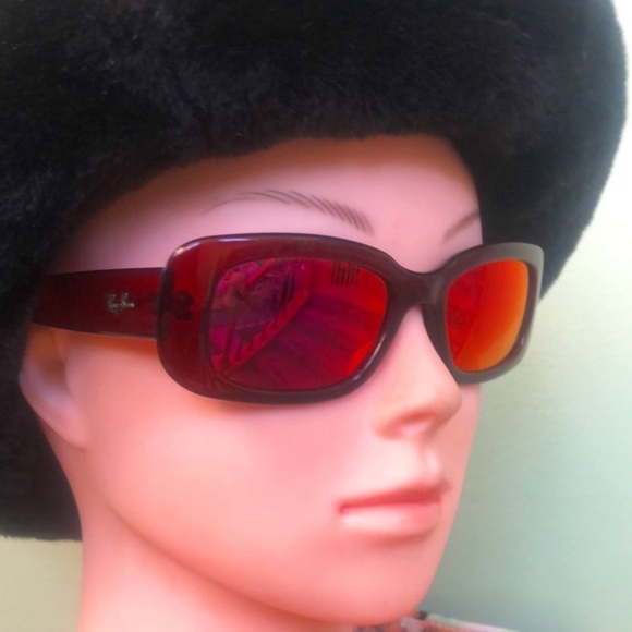 Ray-Ban Red Mirrored Lens/Frame Sunglasses main image 7